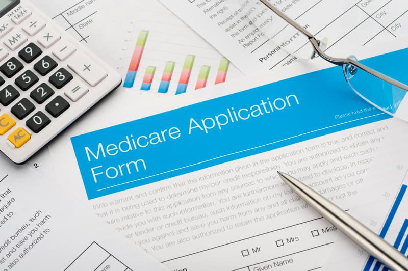 Medicare check yes stock image