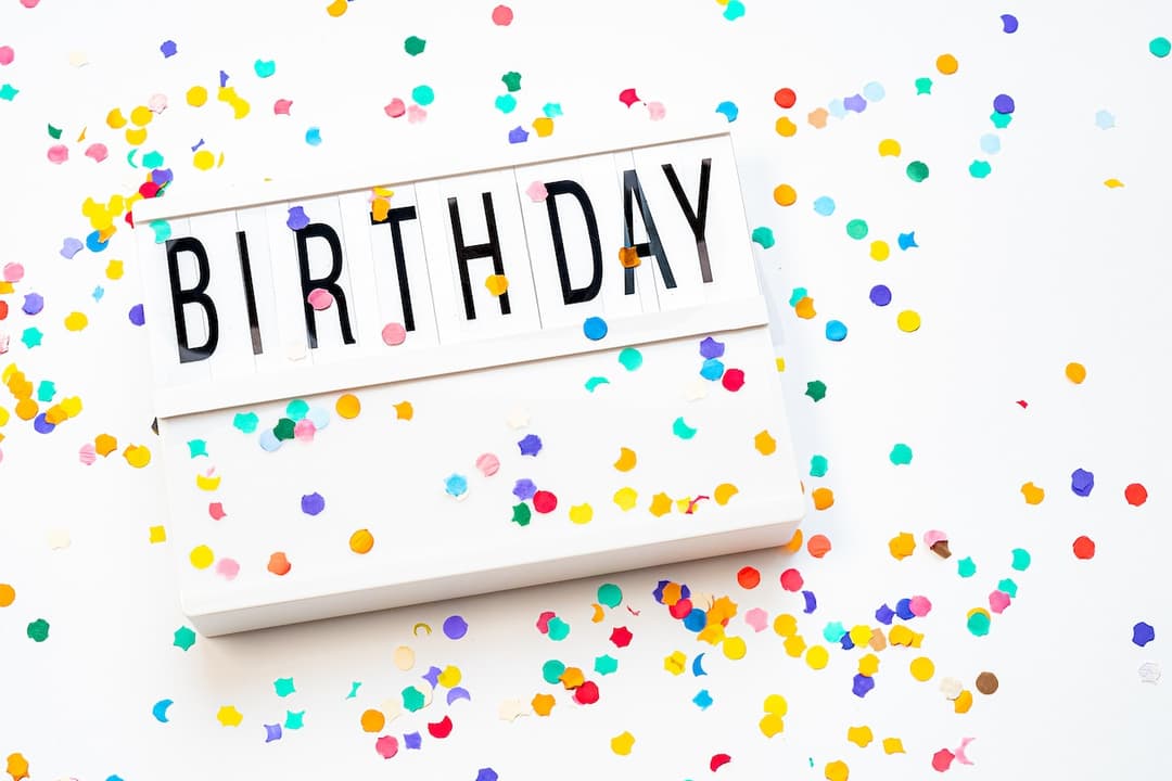 Birthday stock image